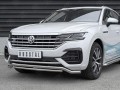 Защита переднего бампера дуга для Volkswagen Touareg 2018- (Волна)