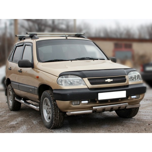 Боковые подножки Chevrolet Niva с 2009 d-76 степ