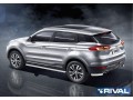 Защита порогов с комплектом крепежа для Geely Atlas d57