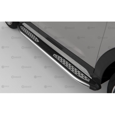 Боковые подножки Audi Q7 c 2015 Zirkon