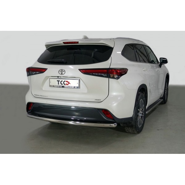 Защита заднего бампера Toyota Highlander 2020 60,3 мм