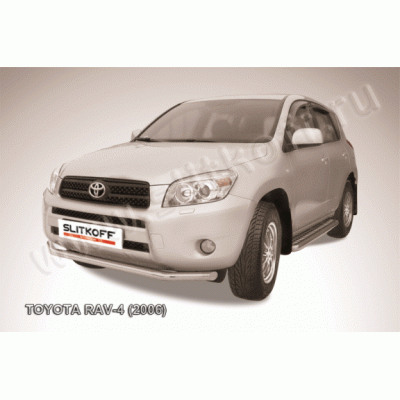 Защита переднего бампера Toyota RAV4 2006-2010