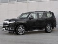 Защита переднего бампера Toyota Land Cruiser 300 c 2021 d63 секции-d63 секции с декором