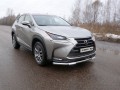 Защита переднего бампера Lexus NX с 2014 (с ходовыми огнями)