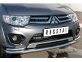 Защита переднего бампера Mitsubishi L200 с 2014 (уголки)