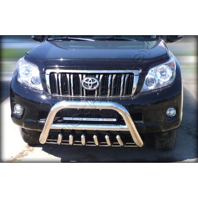 Кенгурятник d-76 с защитой картера Toyota Land Cruiser Prado 150 2009-2012