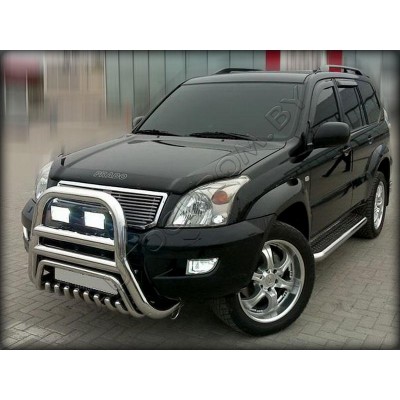 Кенгурятник d-76 с защитой картера d-43  Lexus LX 470 2008-