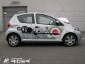 Молдинги дверей Toyota Aygo 5d — (HB) 2005 — 2013