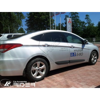 Молдинги на двери Hyundai i40 — (S) 2011
