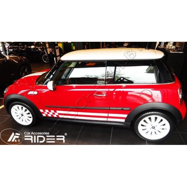 Молдинги на двери Mini Cooper S — (HB) 2006