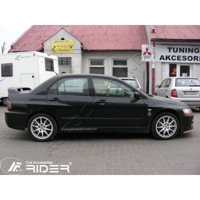 Молдинги на двери Mitsubishi Lancer Evo 8 — (S) 2003 — 2005