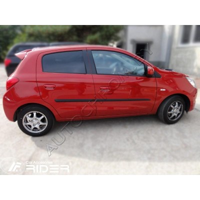 Молдинги на двери Mitsubishi Mirage (HB) 2014