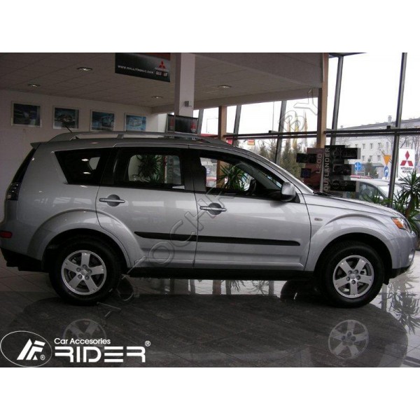 Молдинги на двери Mitsubishi Outlander (SV) 2006-2013