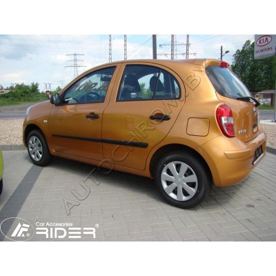 Молдинги на двери Nissan Micra 5d (HB) 2011-2016