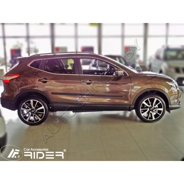 Молдинги на двери Nissan Qashqai II (SV) 2013 — 2017
