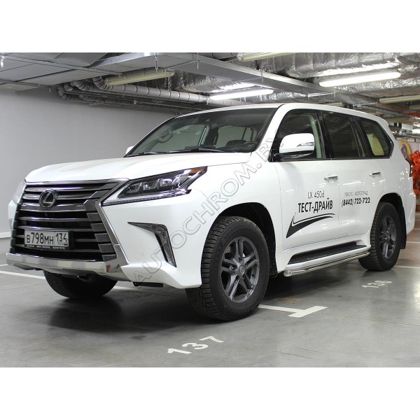 Обвод порога d-53 Lexus LX 570 2015-