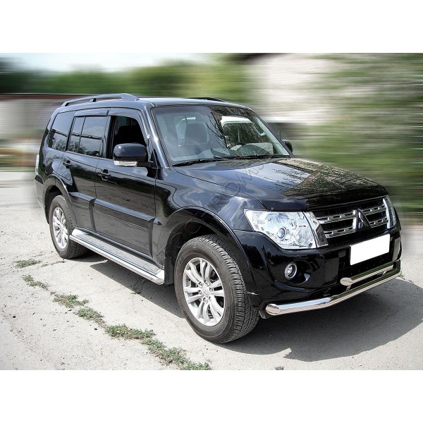 Обвод порога d-53 Mitsubishi Pajero 4 2007-2011