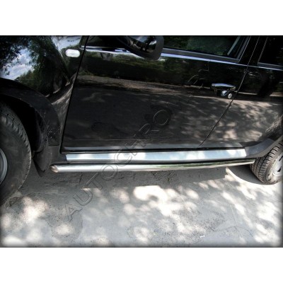 Обвод порога по форме короба d-60 Renault Duster 2011-2014
