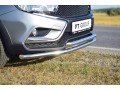 Передняя защита ?51/51 LADA Vesta SW Cross 2017-