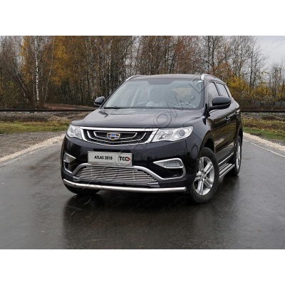 Передняя защита 60,3 мм GEELY Atlas 2018-