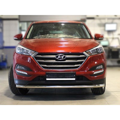 Передняя защита d-53 Hyundai Tucson 2015-2017