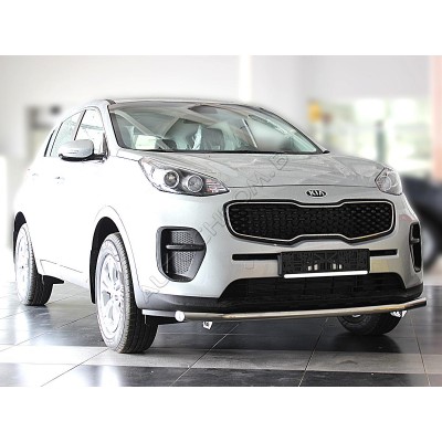 Передняя защита d-53 Kia Sportage 2016-2018
