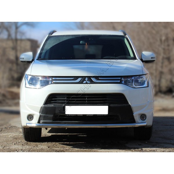Передняя защита d-53 Mitsubishi Outlander SAMURAI 2012-2014