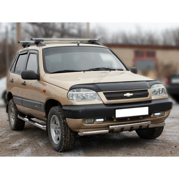 Подножки d-76 степ Chevrolet Niva 2009-