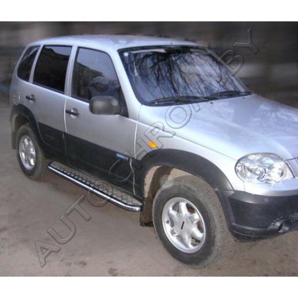 Подножки лист d-43 Chevrolet Niva 2009-
