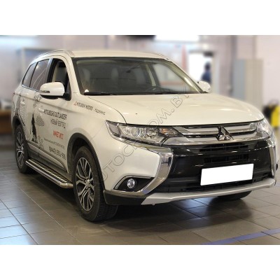 Подножки лист d-53 Mitsubishi Outlander 2015-