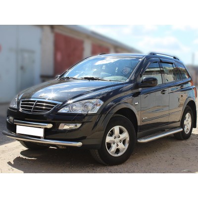 Подножки с листом d-60 Ssang Yong Kyron 2007-