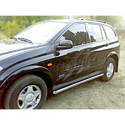 Подножки труба d-60 Ssang Yong Kyron 2007-