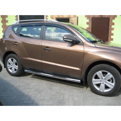 Подножки трубы d-70 с поступями TOYOTA RAV 4 2006-2012г.