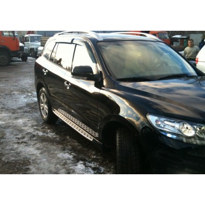 Пороги BMW-STYLE для Hyundai Santa Fe 2006-2012 г.
