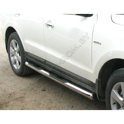 Пороги d-76 «Степ»  Kia Sportage 2008-2010
