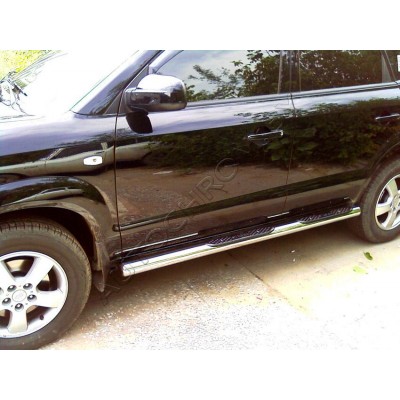 Пороги d-76 степ  Hyundai Tucson 2004-2010
