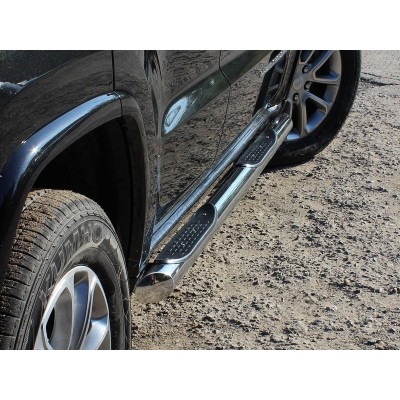 Пороги d-76 степ  Jeep Grand Cherokee 2014-