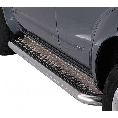 Пороги с листом d-43 Nissan Pathfinder 2005-2009