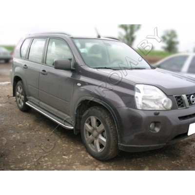 Пороги с листом d-43 Nissan X-trail T31 2007-2010
