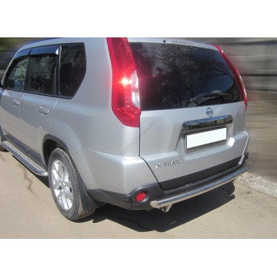 Пороги с листом d-43 Nissan X-trail  2011-2014