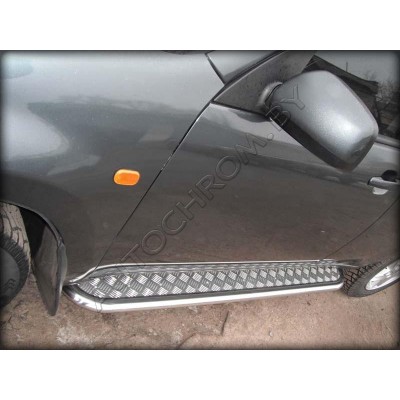 Пороги с листом d-43 Toyota Rav-4 2000-2006
