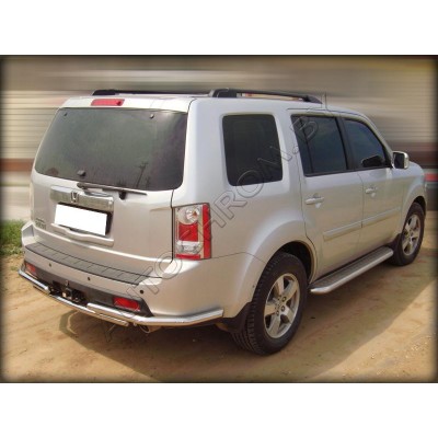 Пороги с листом d-53 Honda Pilot 2008-2011