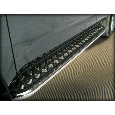 Пороги с листом d-53 Toyota Rav-4 2010-2012
