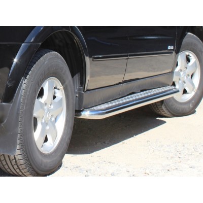 Пороги с листом d-53  Lexus RX-350 2012-2014
