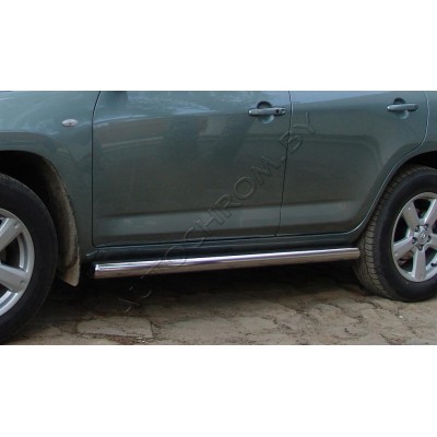 Пороги труба d-60 Nissan X-trail T31 2007-2010