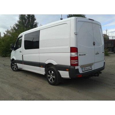 Пороги трубы d-70 степ Mercedes SPRINTER