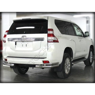 Уголки d-76+43 удлиненные Toyota Land Cruiser Prado 150 2013-2017