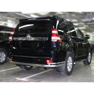 Задняя защита «волна» Toyota Land Cruiser Prado 150 2013-2017