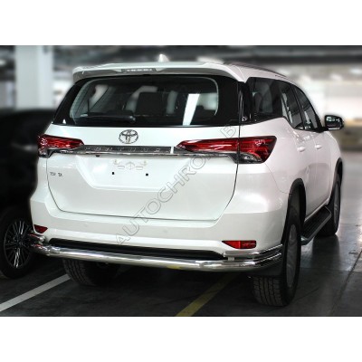 Задняя защита «Волна» d-76+43 Toyota Fortuner 2017-