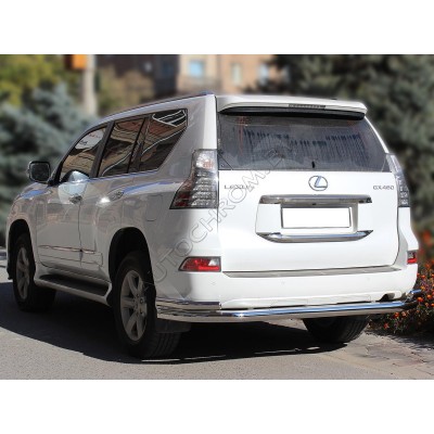 Задняя защита «Волна» d-76+60 Lexus GX 460 2013-